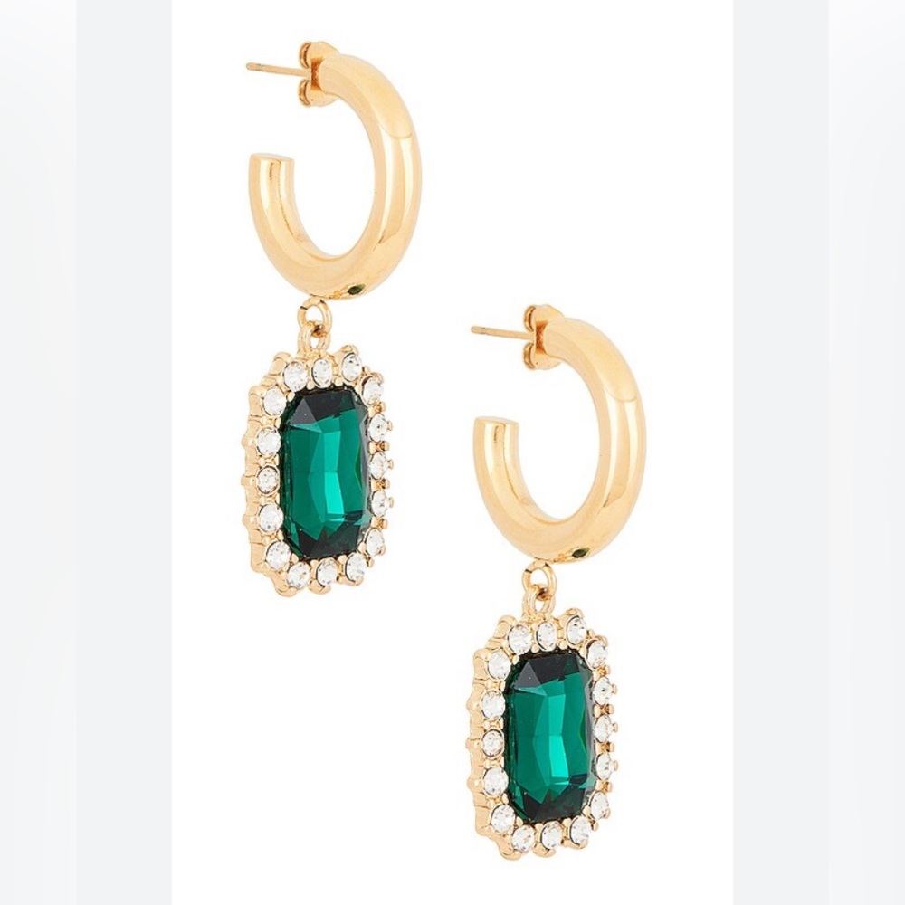 Gold Plated REVOLVE Holiday Earrings